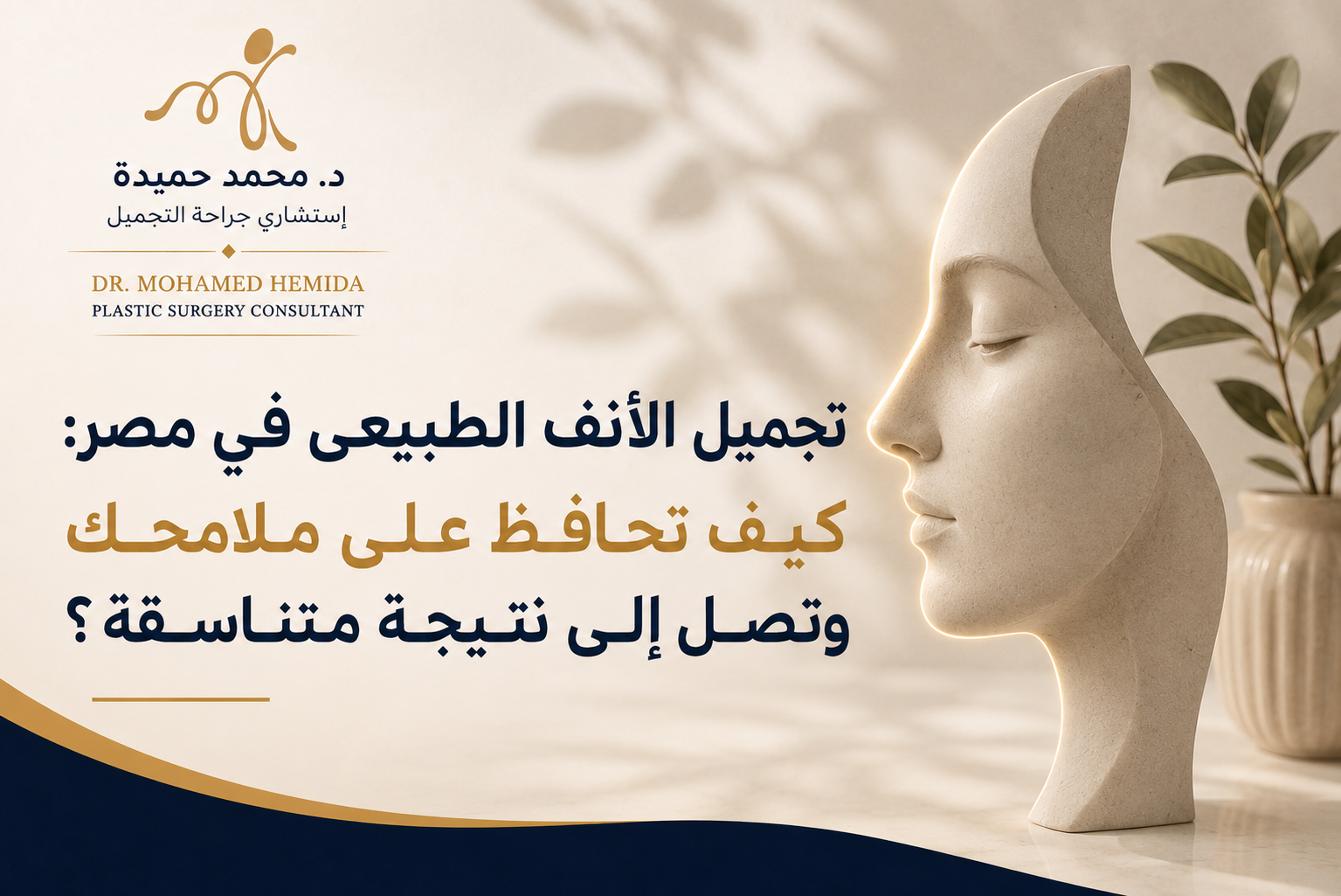 تجميل الأنف الطبيعي في مصر مع د. محمد حميدة